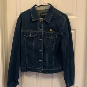 University of Michigan denim jacket